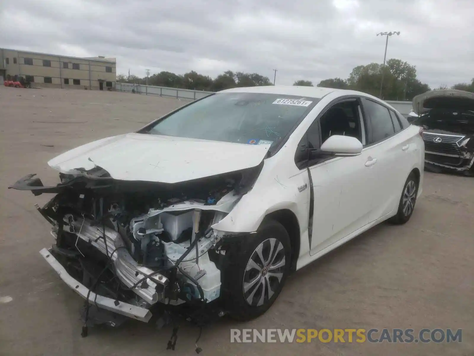 2 Photograph of a damaged car JTDKARFP1L3159109 TOYOTA PRIUS 2020