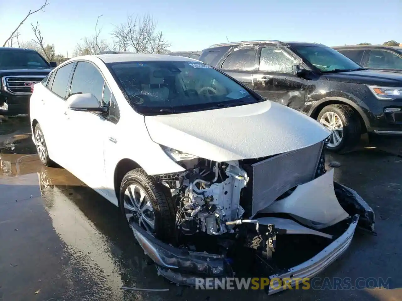 1 Photograph of a damaged car JTDKARFP1L3161720 TOYOTA PRIUS 2020