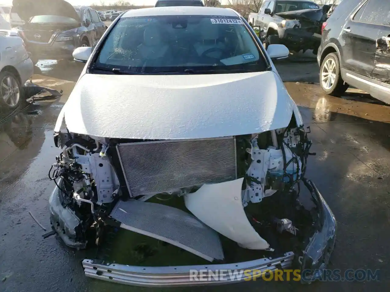 9 Photograph of a damaged car JTDKARFP1L3161720 TOYOTA PRIUS 2020