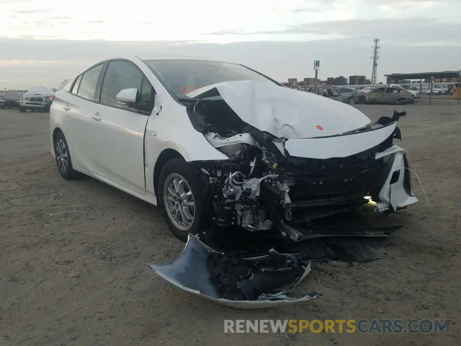 1 Photograph of a damaged car JTDKARFP1L3162561 TOYOTA PRIUS 2020