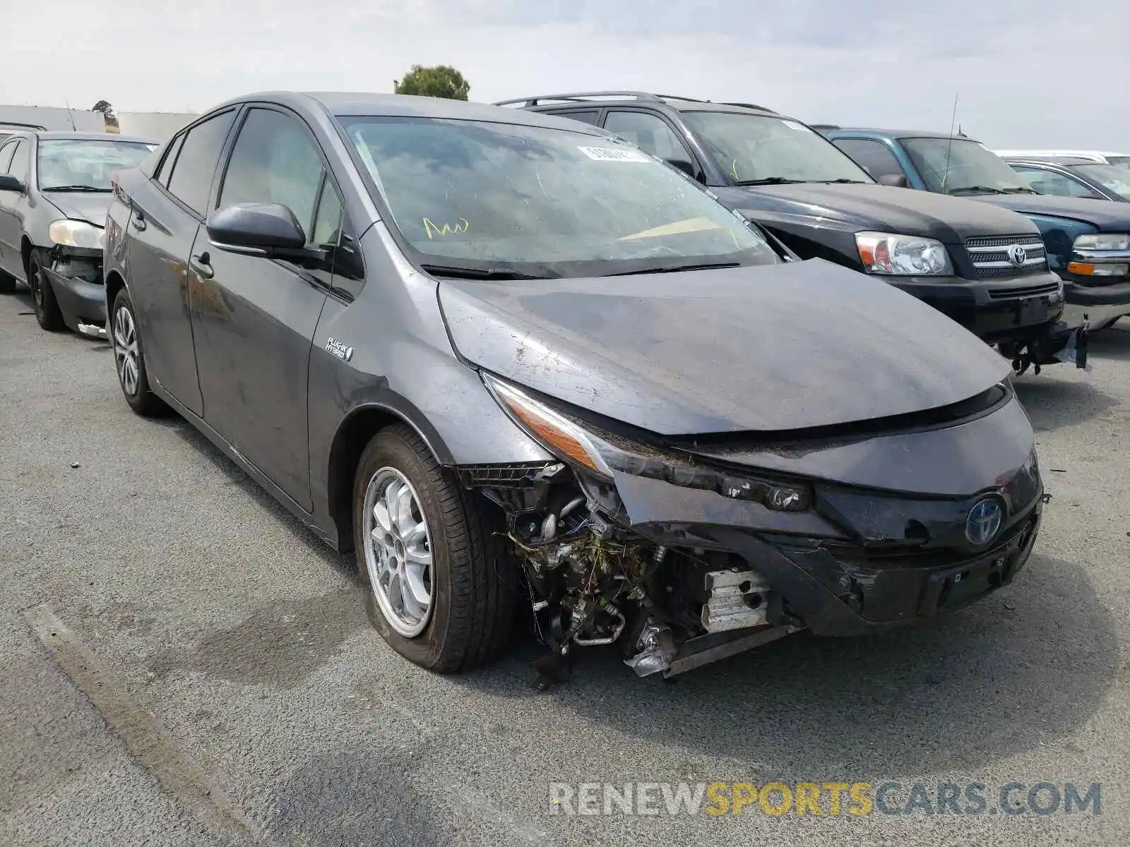 1 Photograph of a damaged car JTDKARFP1L3163242 TOYOTA PRIUS 2020