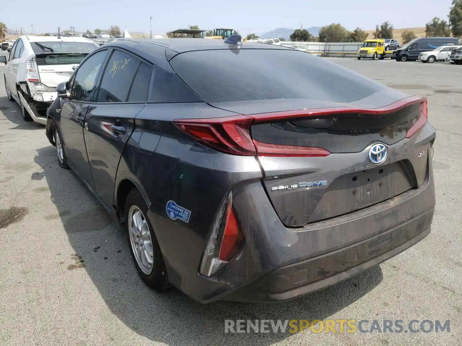 3 Photograph of a damaged car JTDKARFP1L3163242 TOYOTA PRIUS 2020