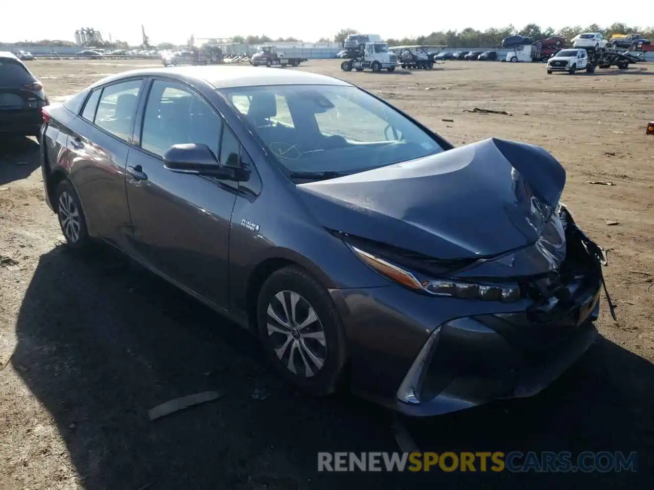 1 Photograph of a damaged car JTDKARFP2L3124160 TOYOTA PRIUS 2020