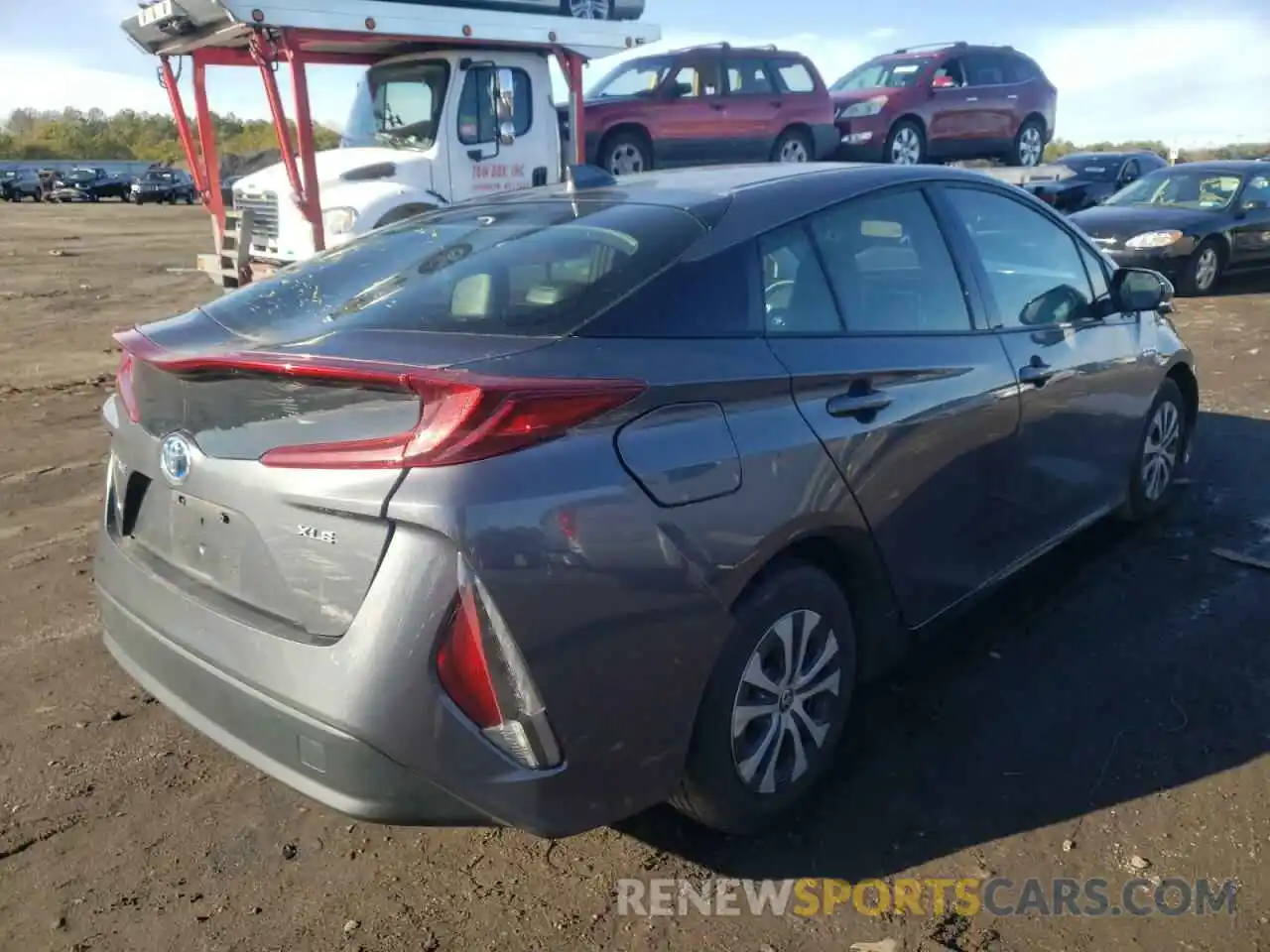 4 Photograph of a damaged car JTDKARFP2L3124160 TOYOTA PRIUS 2020