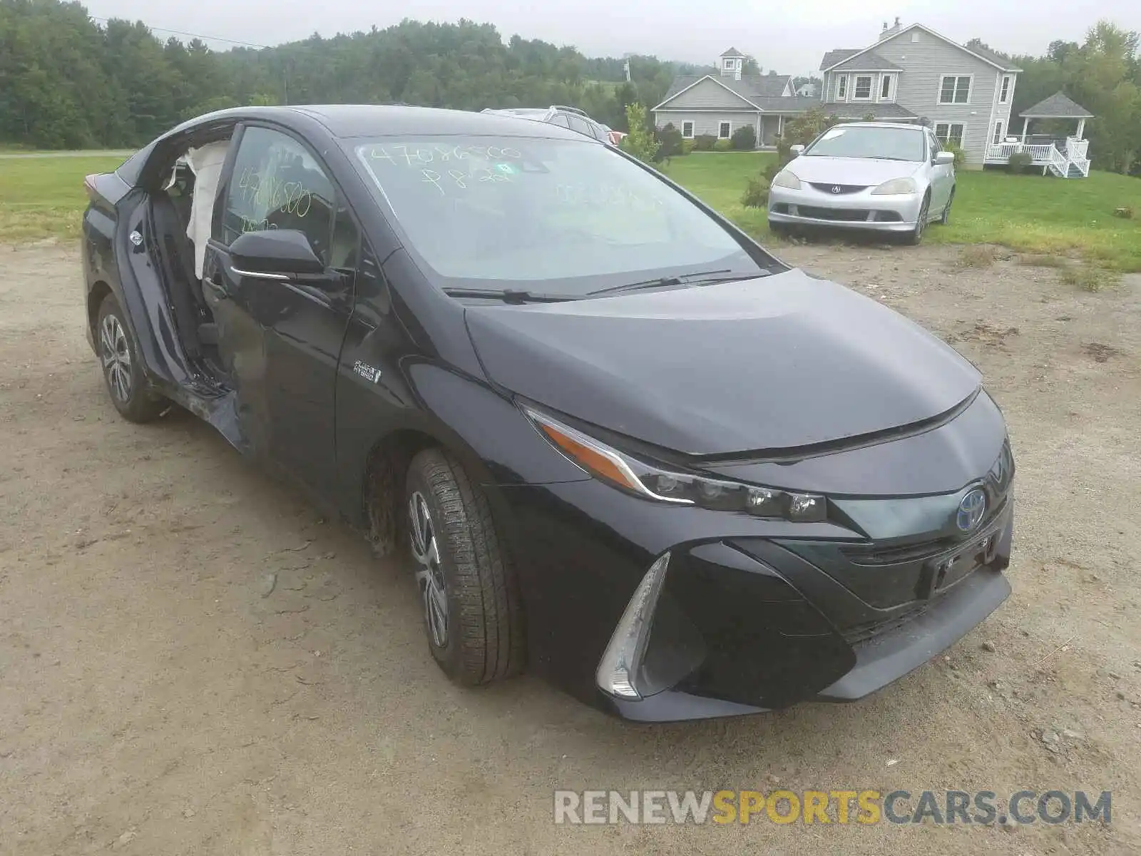 1 Photograph of a damaged car JTDKARFP2L3125289 TOYOTA PRIUS 2020