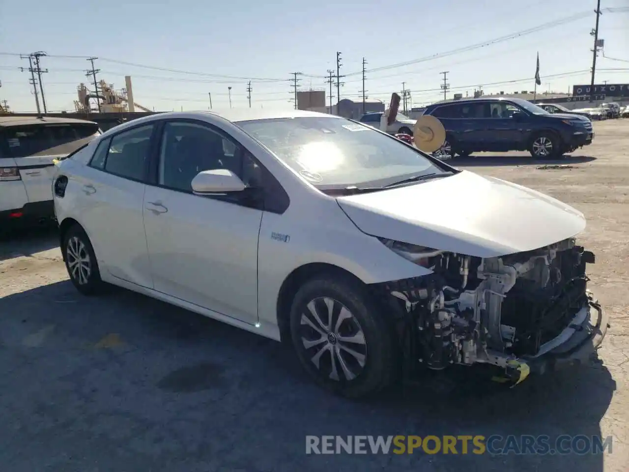 1 Photograph of a damaged car JTDKARFP2L3132999 TOYOTA PRIUS 2020