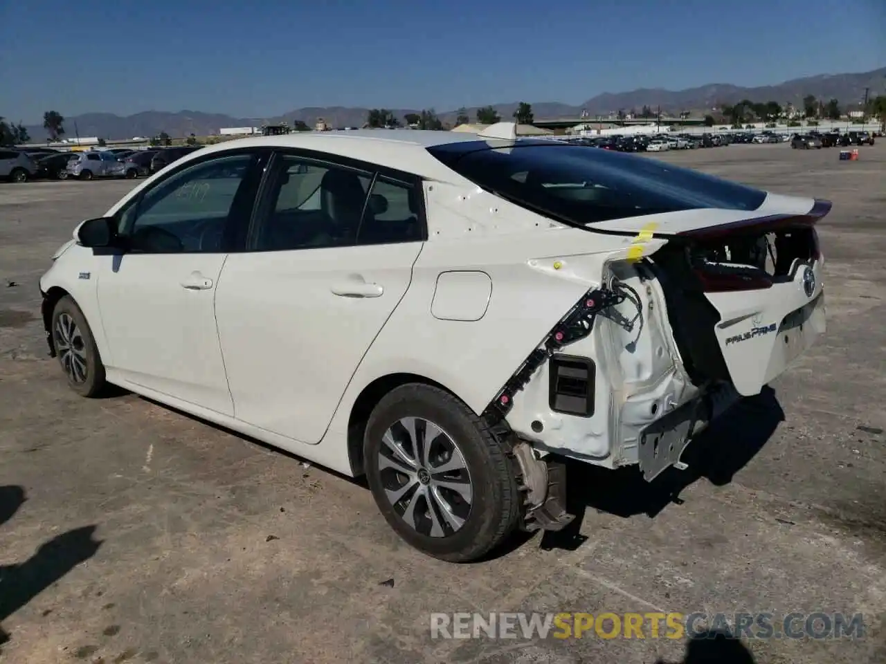 3 Photograph of a damaged car JTDKARFP2L3132999 TOYOTA PRIUS 2020