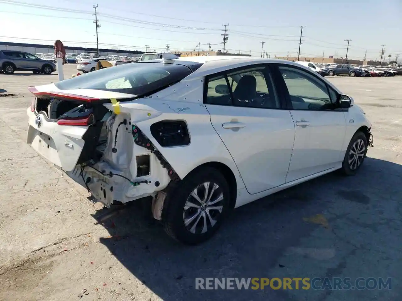 4 Photograph of a damaged car JTDKARFP2L3132999 TOYOTA PRIUS 2020