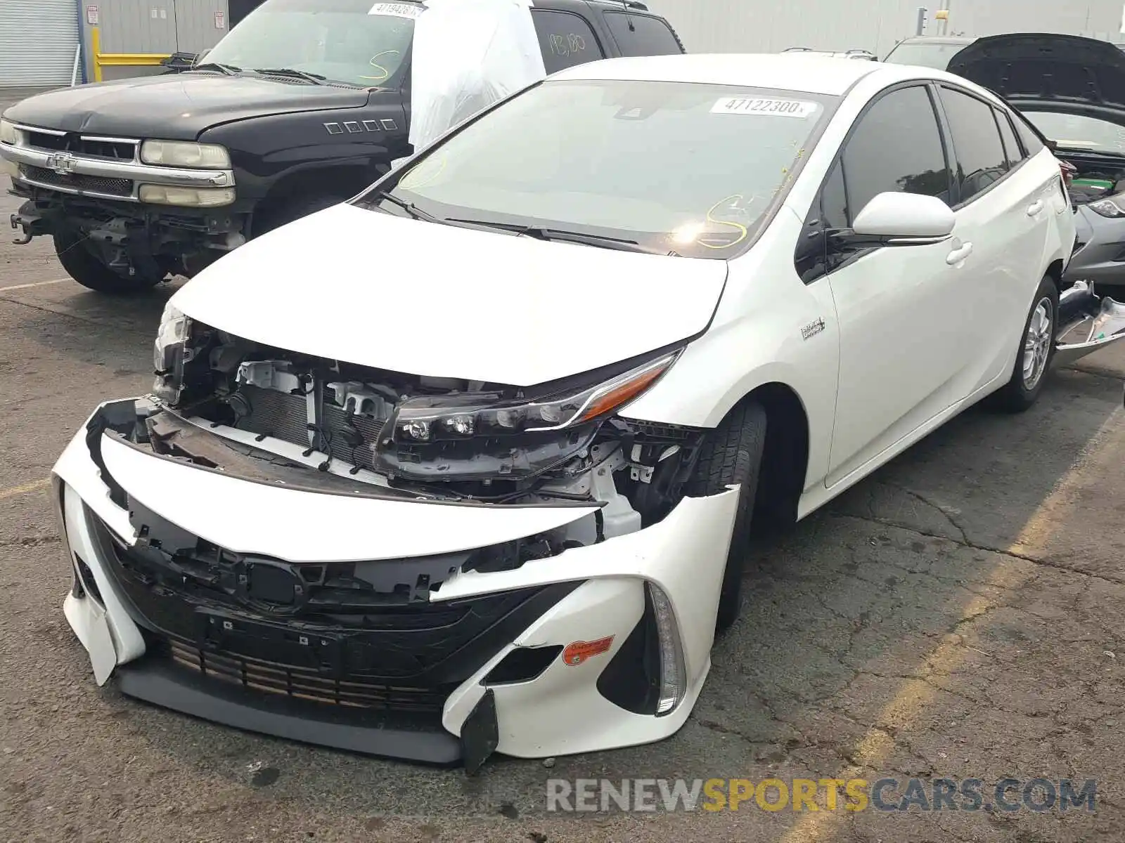 2 Photograph of a damaged car JTDKARFP2L3136857 TOYOTA PRIUS 2020