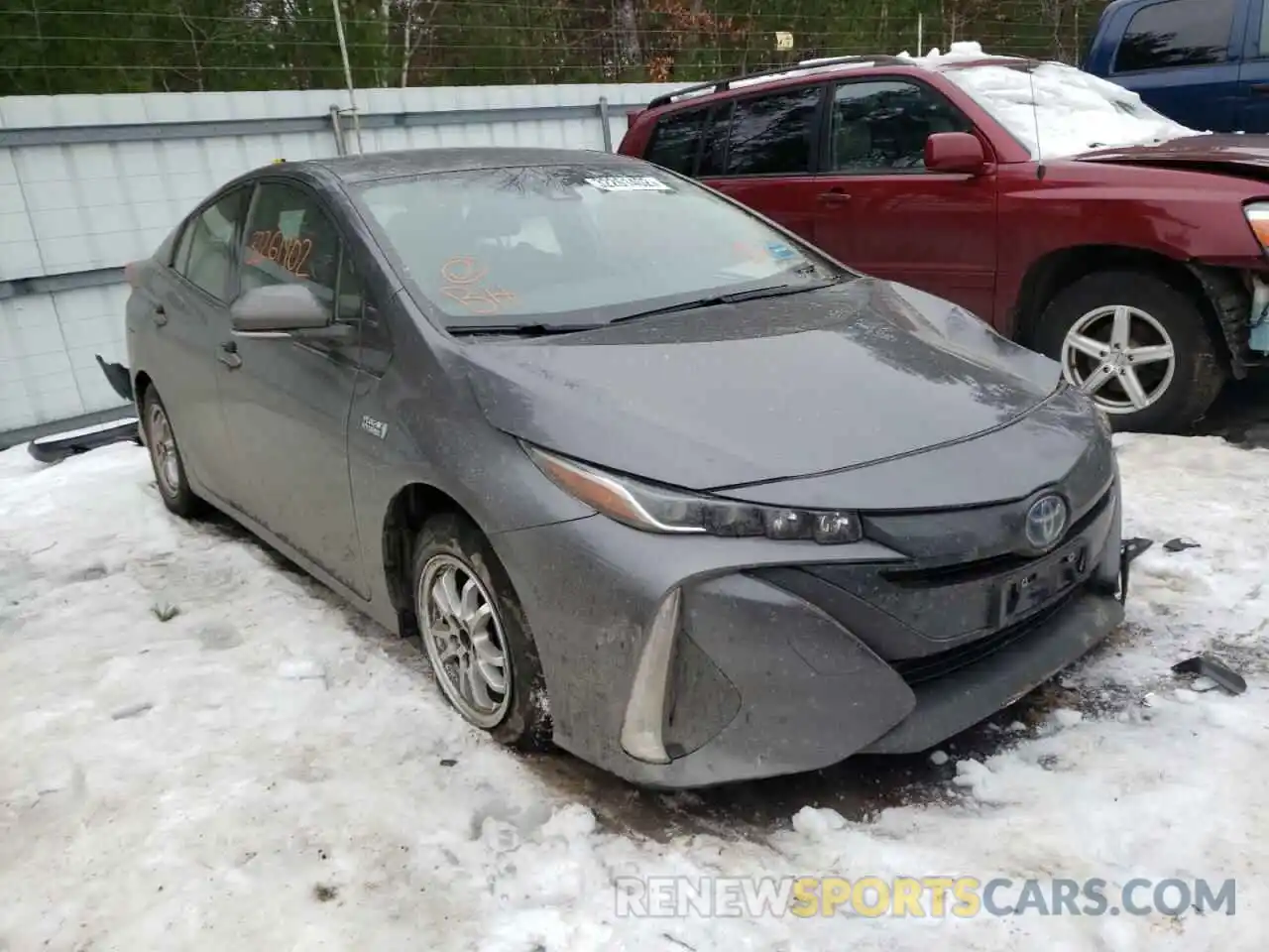 1 Photograph of a damaged car JTDKARFP2L3137233 TOYOTA PRIUS 2020