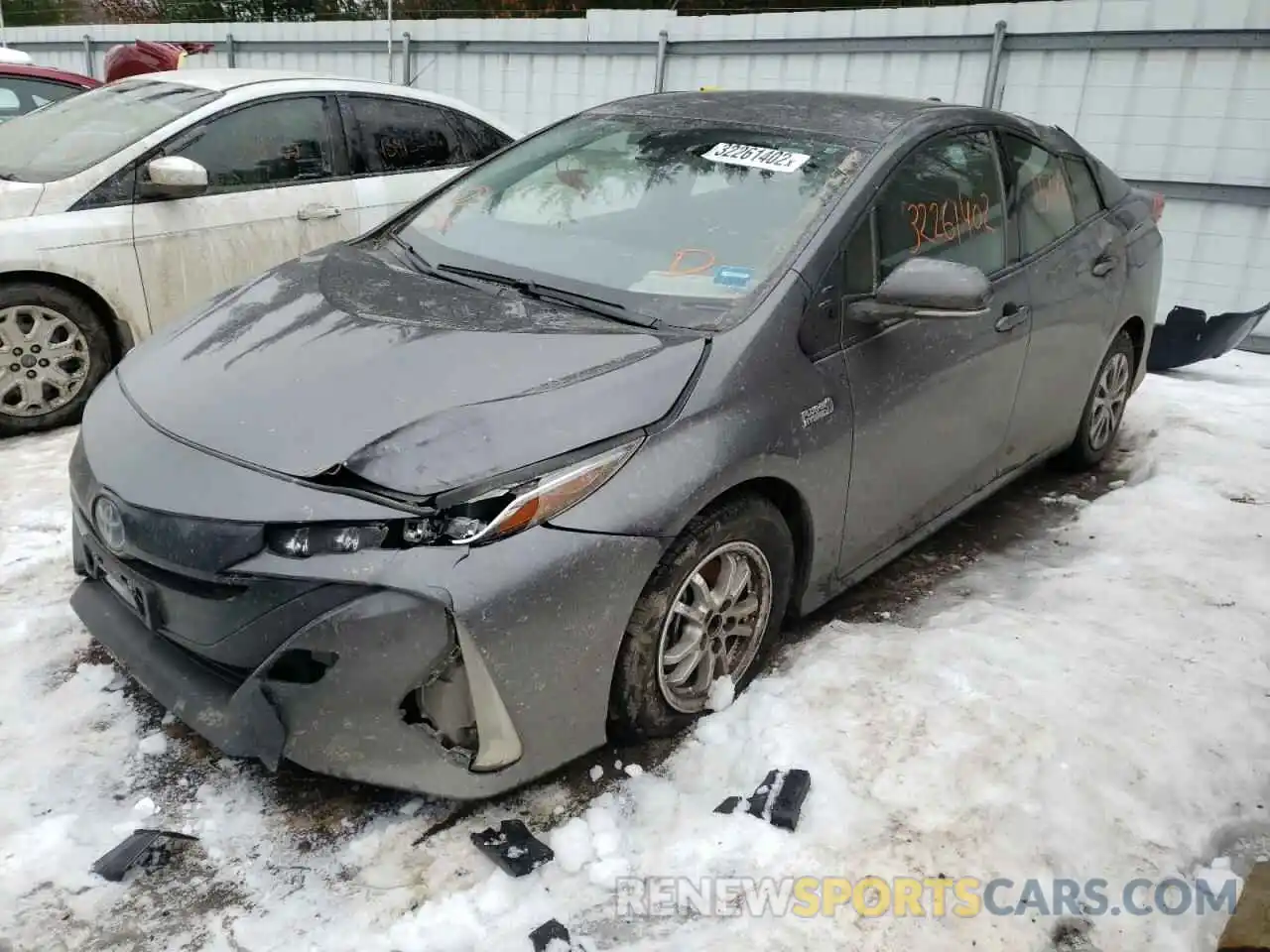 2 Photograph of a damaged car JTDKARFP2L3137233 TOYOTA PRIUS 2020