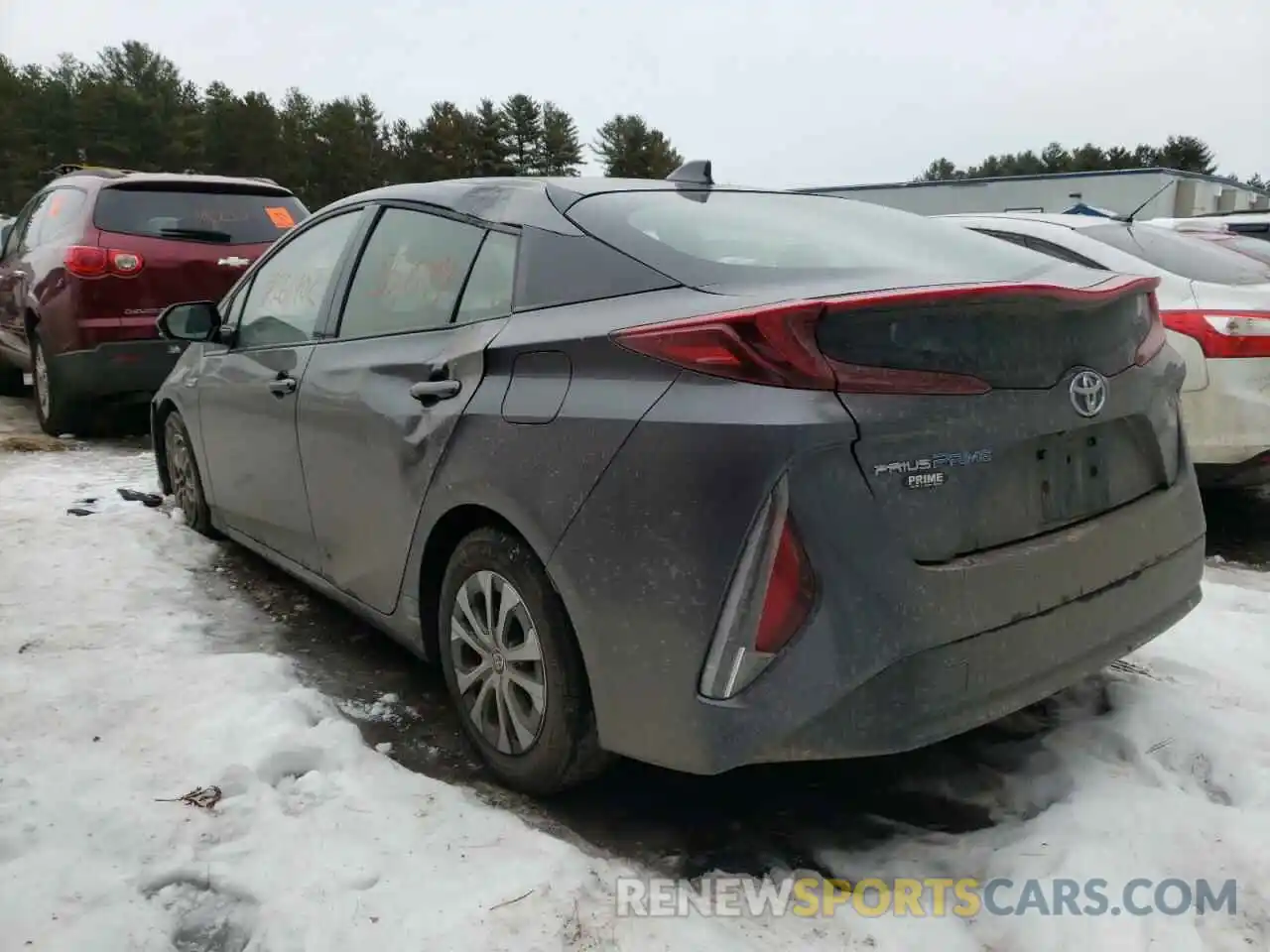 3 Photograph of a damaged car JTDKARFP2L3137233 TOYOTA PRIUS 2020