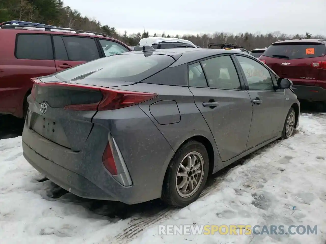 4 Photograph of a damaged car JTDKARFP2L3137233 TOYOTA PRIUS 2020