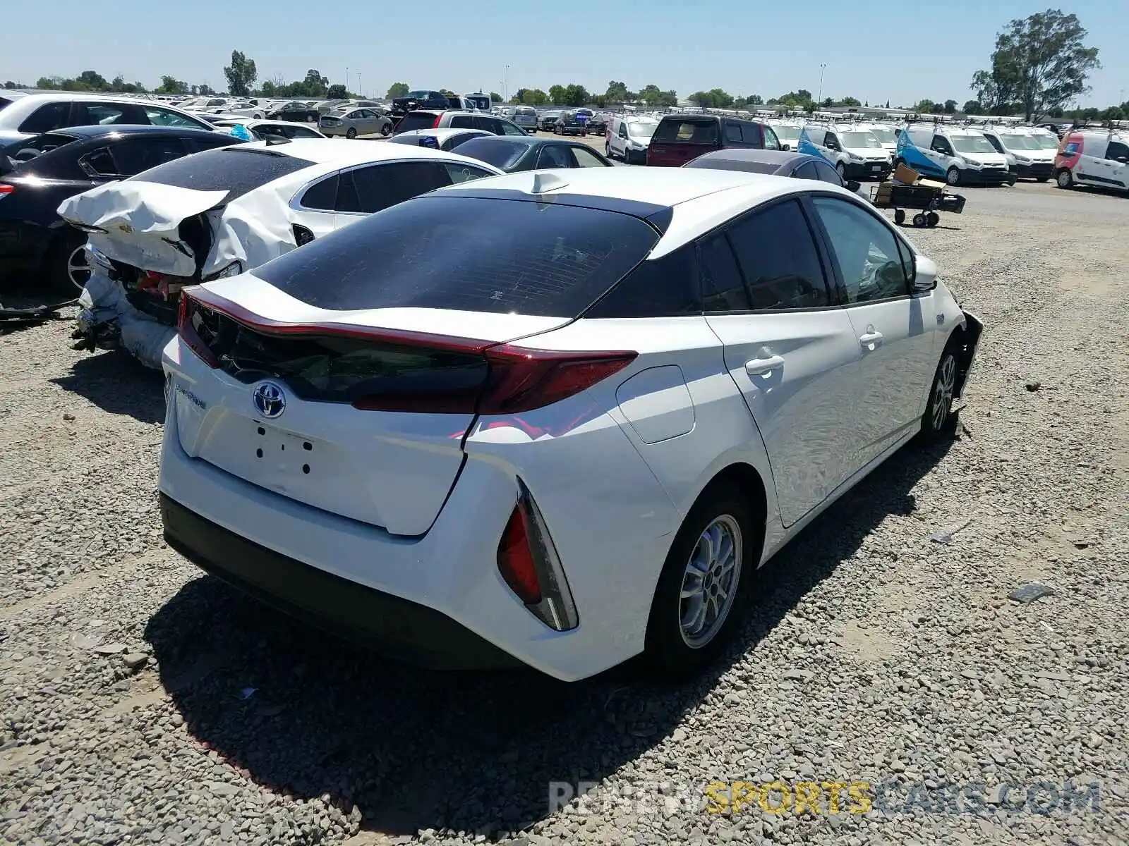 4 Photograph of a damaged car JTDKARFP2L3138222 TOYOTA PRIUS 2020