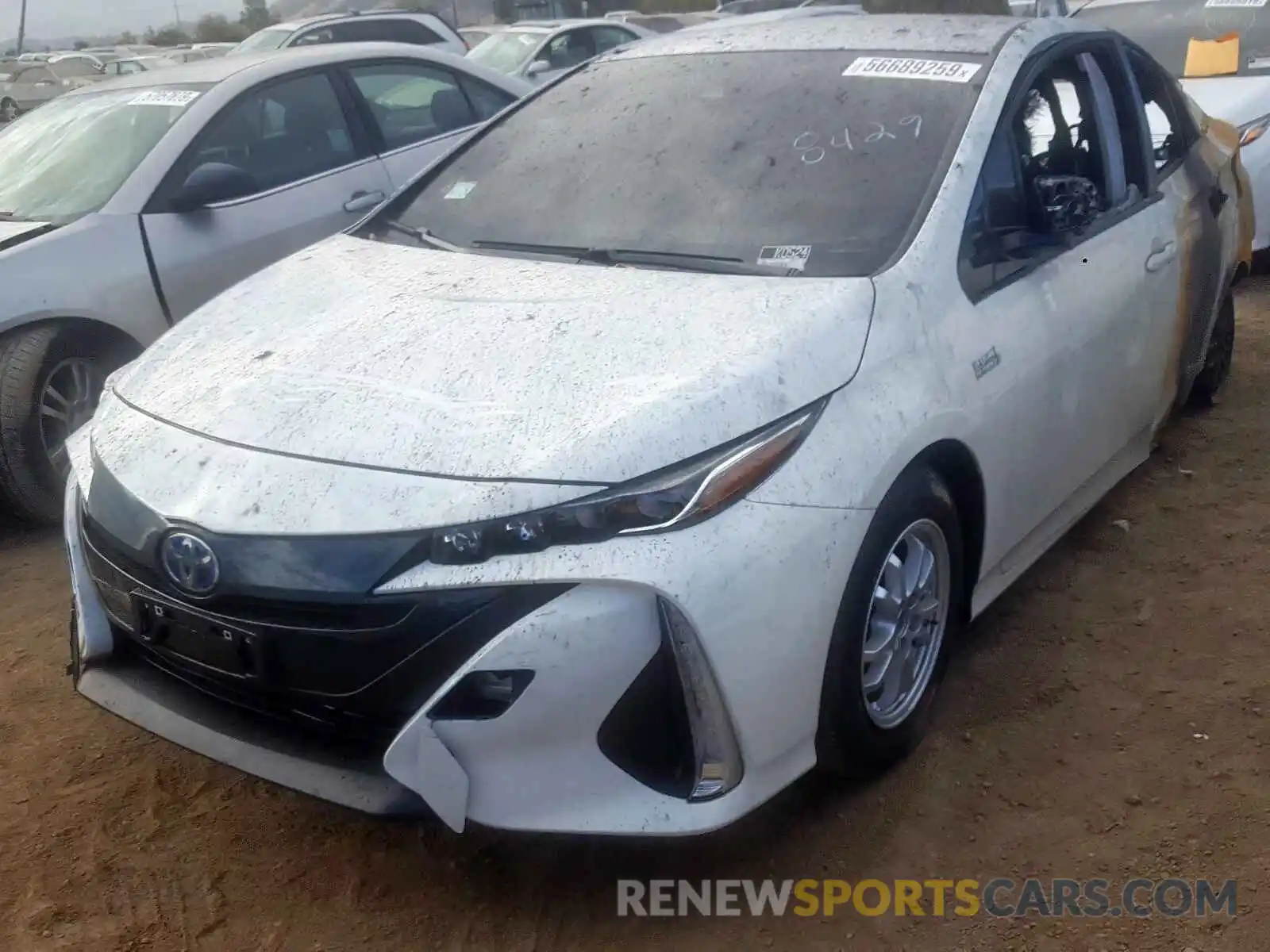 2 Photograph of a damaged car JTDKARFP2L3138429 TOYOTA PRIUS 2020