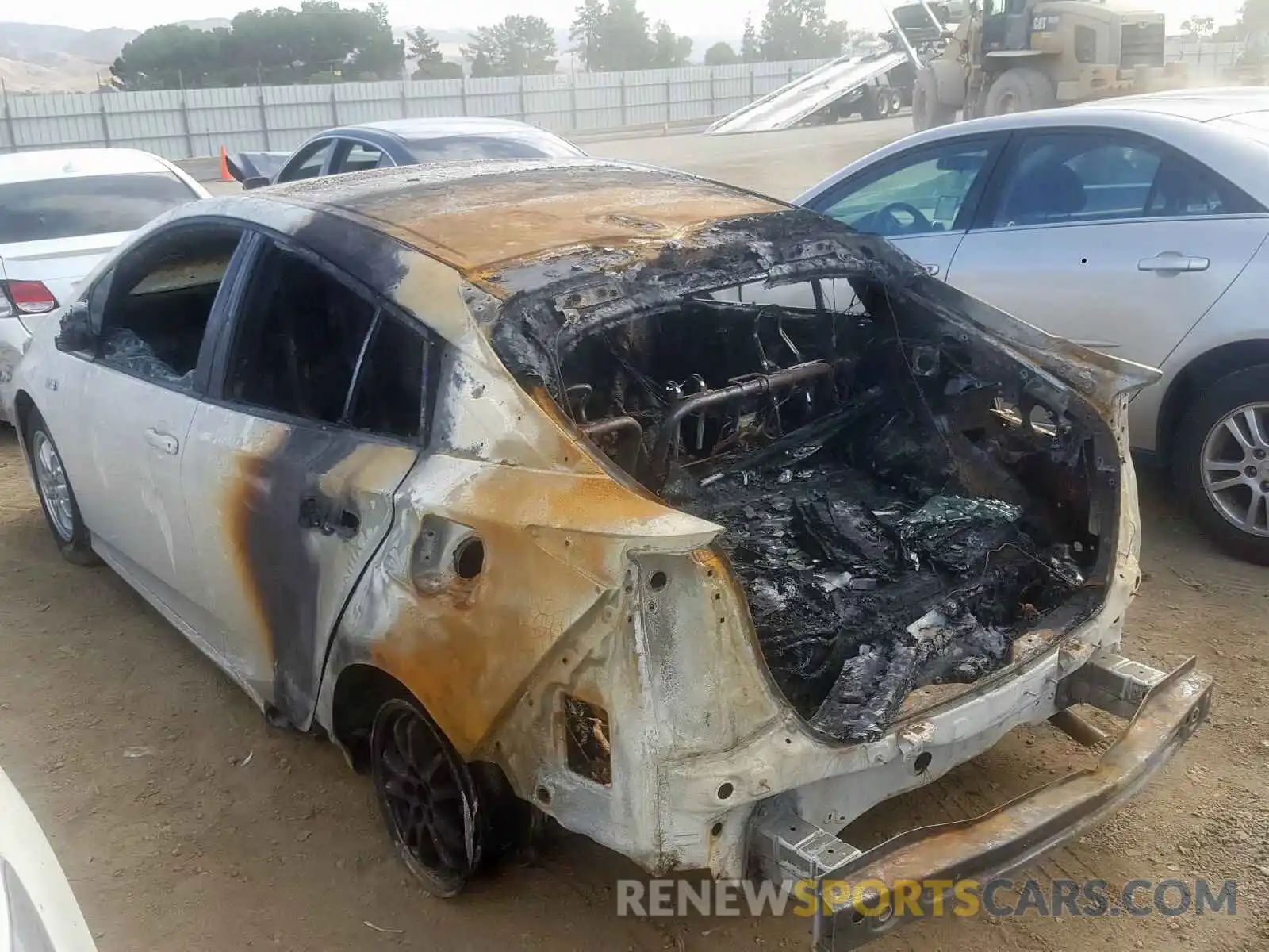 3 Photograph of a damaged car JTDKARFP2L3138429 TOYOTA PRIUS 2020