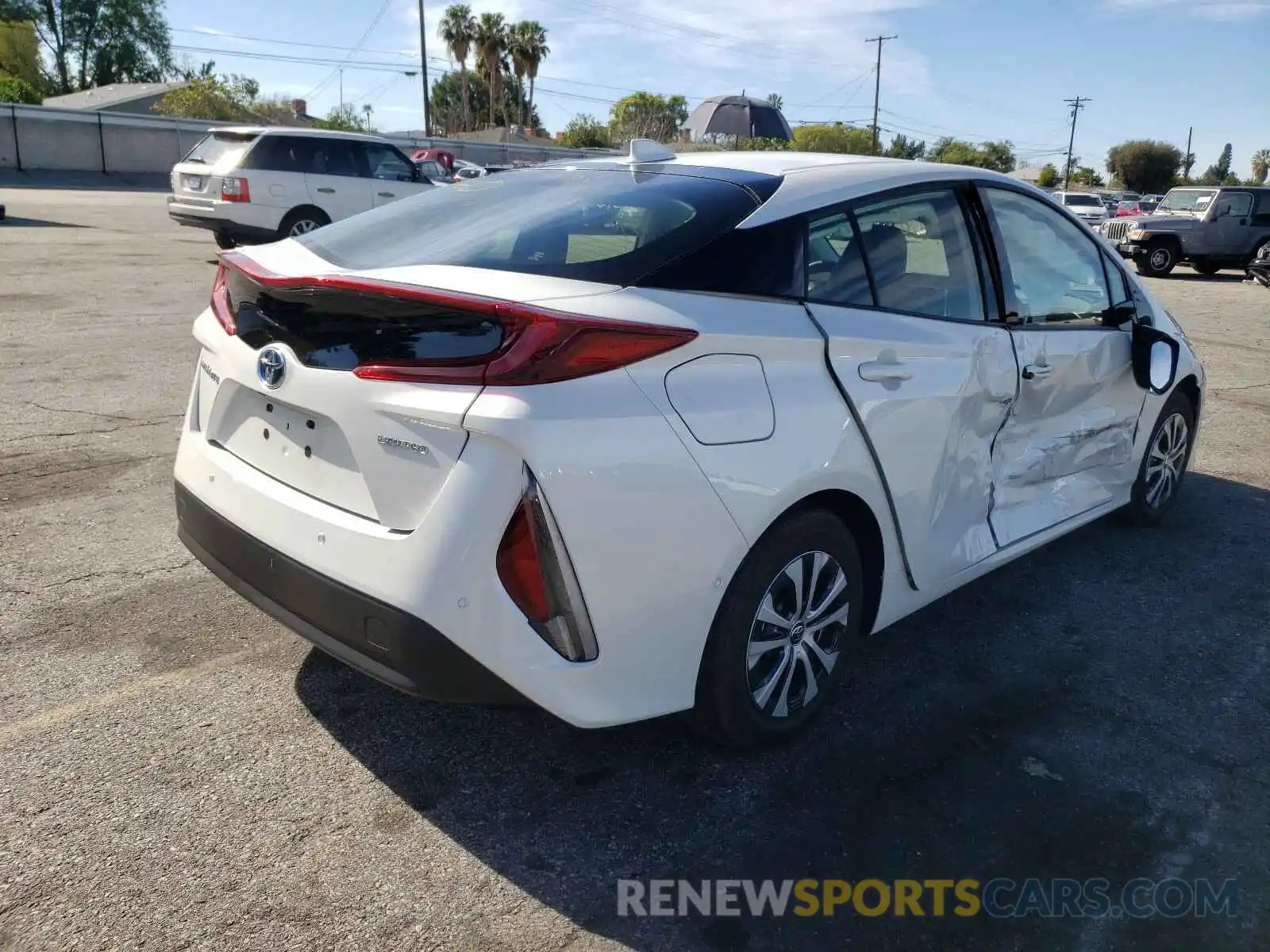 4 Photograph of a damaged car JTDKARFP2L3138513 TOYOTA PRIUS 2020