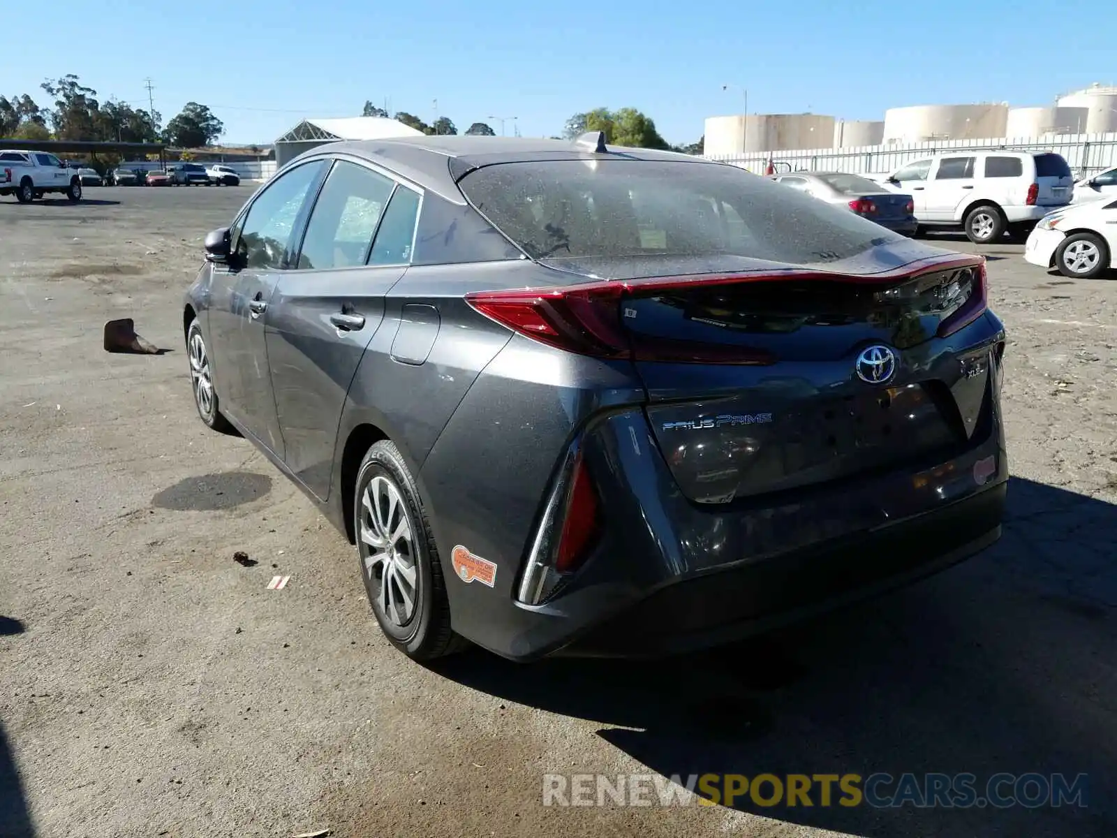 3 Photograph of a damaged car JTDKARFP2L3143355 TOYOTA PRIUS 2020