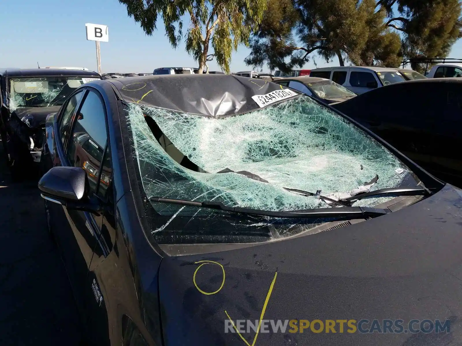 9 Photograph of a damaged car JTDKARFP2L3143355 TOYOTA PRIUS 2020