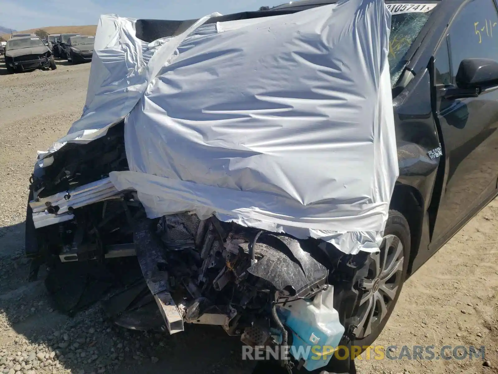 9 Фотография поврежденного автомобиля JTDKARFP2L3143517 TOYOTA PRIUS 2020
