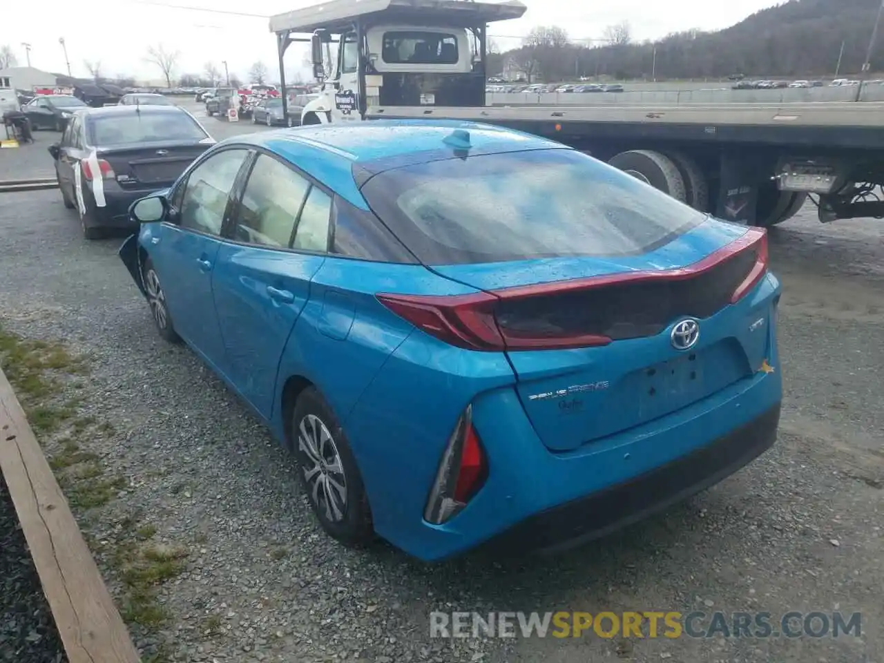 3 Photograph of a damaged car JTDKARFP2L3149172 TOYOTA PRIUS 2020