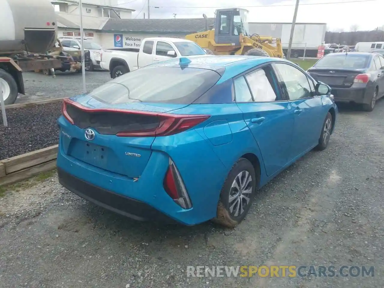 4 Photograph of a damaged car JTDKARFP2L3149172 TOYOTA PRIUS 2020