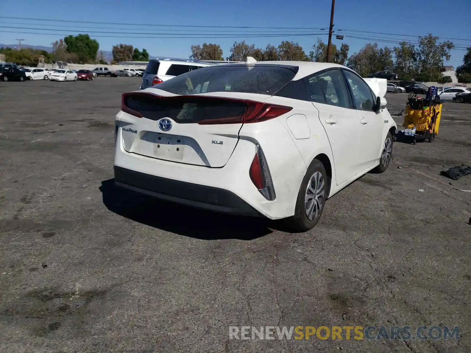 4 Photograph of a damaged car JTDKARFP2L3150130 TOYOTA PRIUS 2020