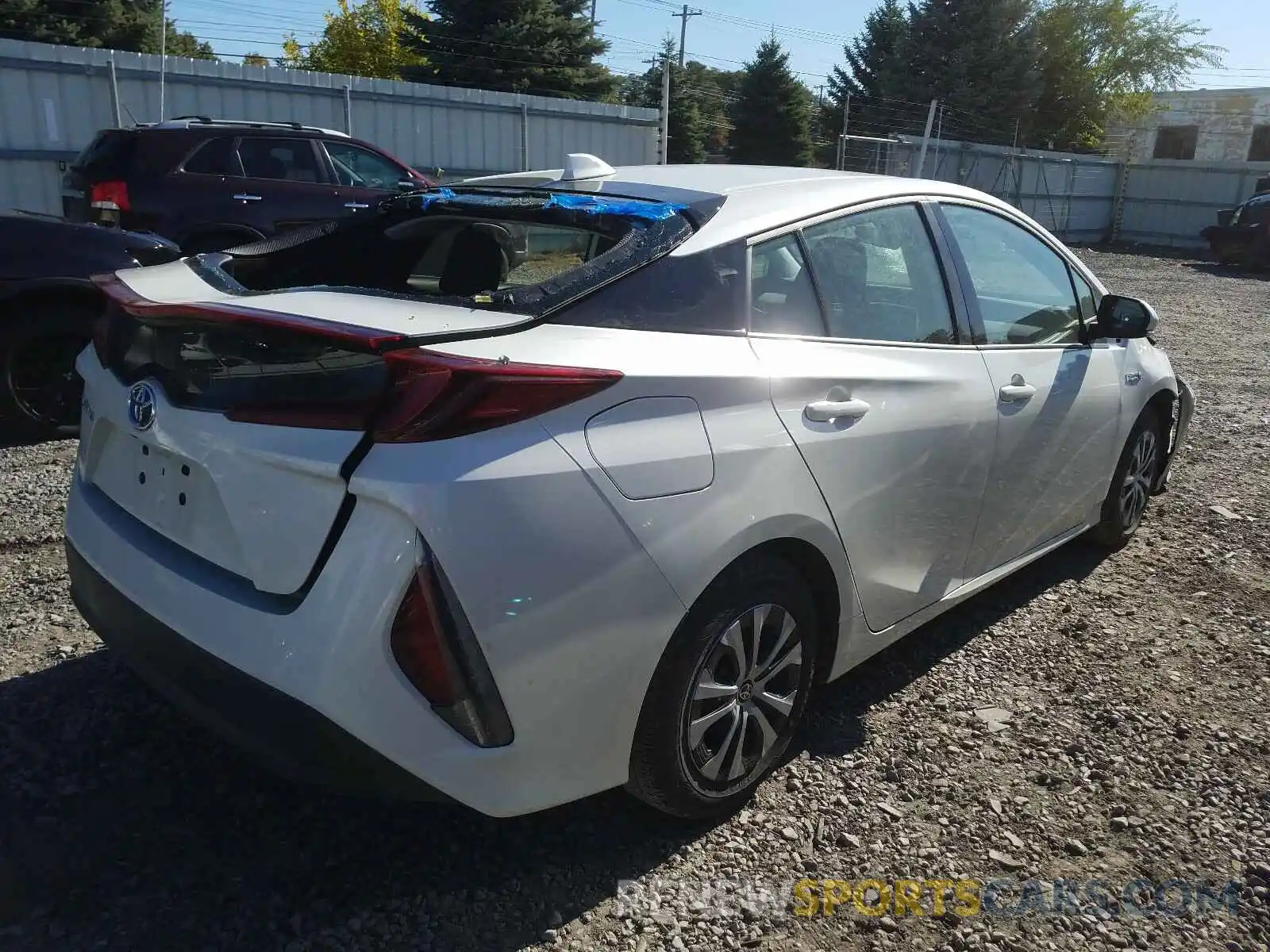 4 Photograph of a damaged car JTDKARFP2L3152198 TOYOTA PRIUS 2020