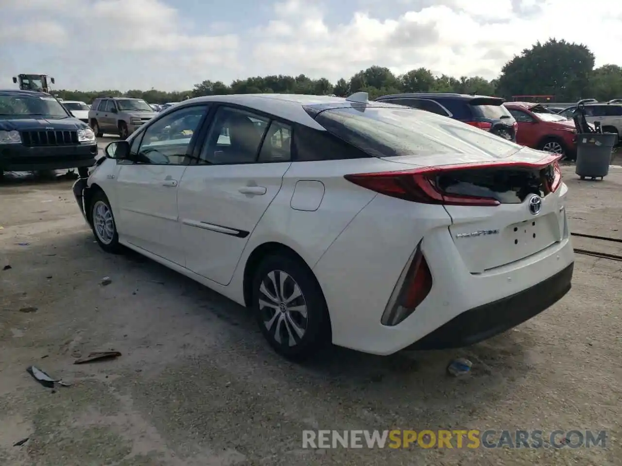 3 Photograph of a damaged car JTDKARFP2L3154498 TOYOTA PRIUS 2020