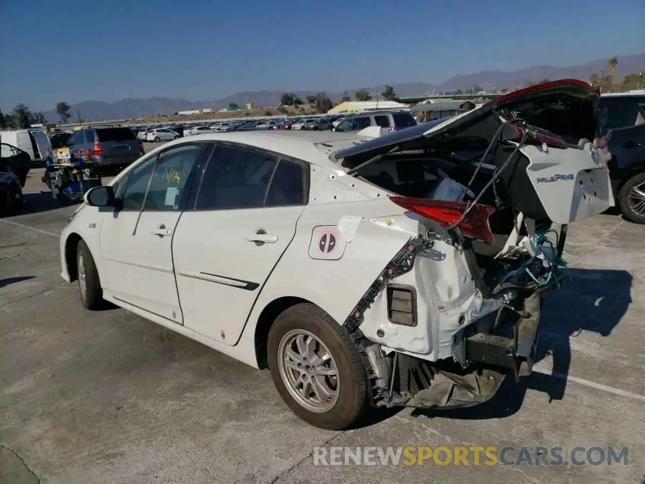 3 Photograph of a damaged car JTDKARFP3L3122272 TOYOTA PRIUS 2020