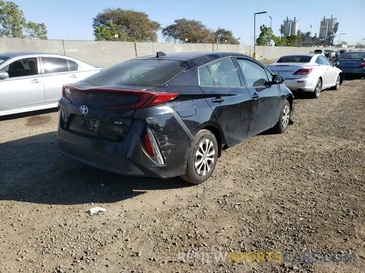 4 Photograph of a damaged car JTDKARFP3L3124300 TOYOTA PRIUS 2020