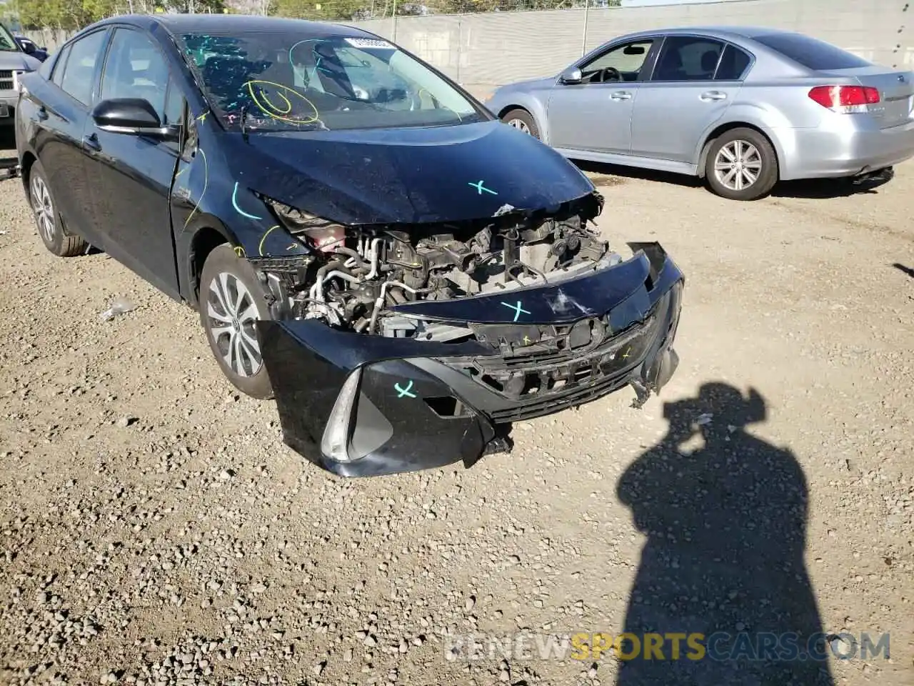 9 Photograph of a damaged car JTDKARFP3L3124300 TOYOTA PRIUS 2020