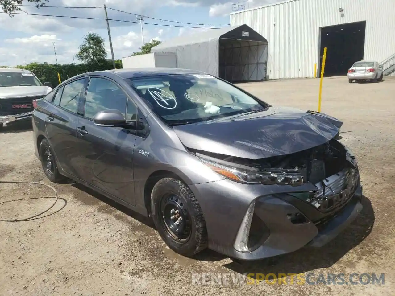 1 Photograph of a damaged car JTDKARFP3L3128993 TOYOTA PRIUS 2020