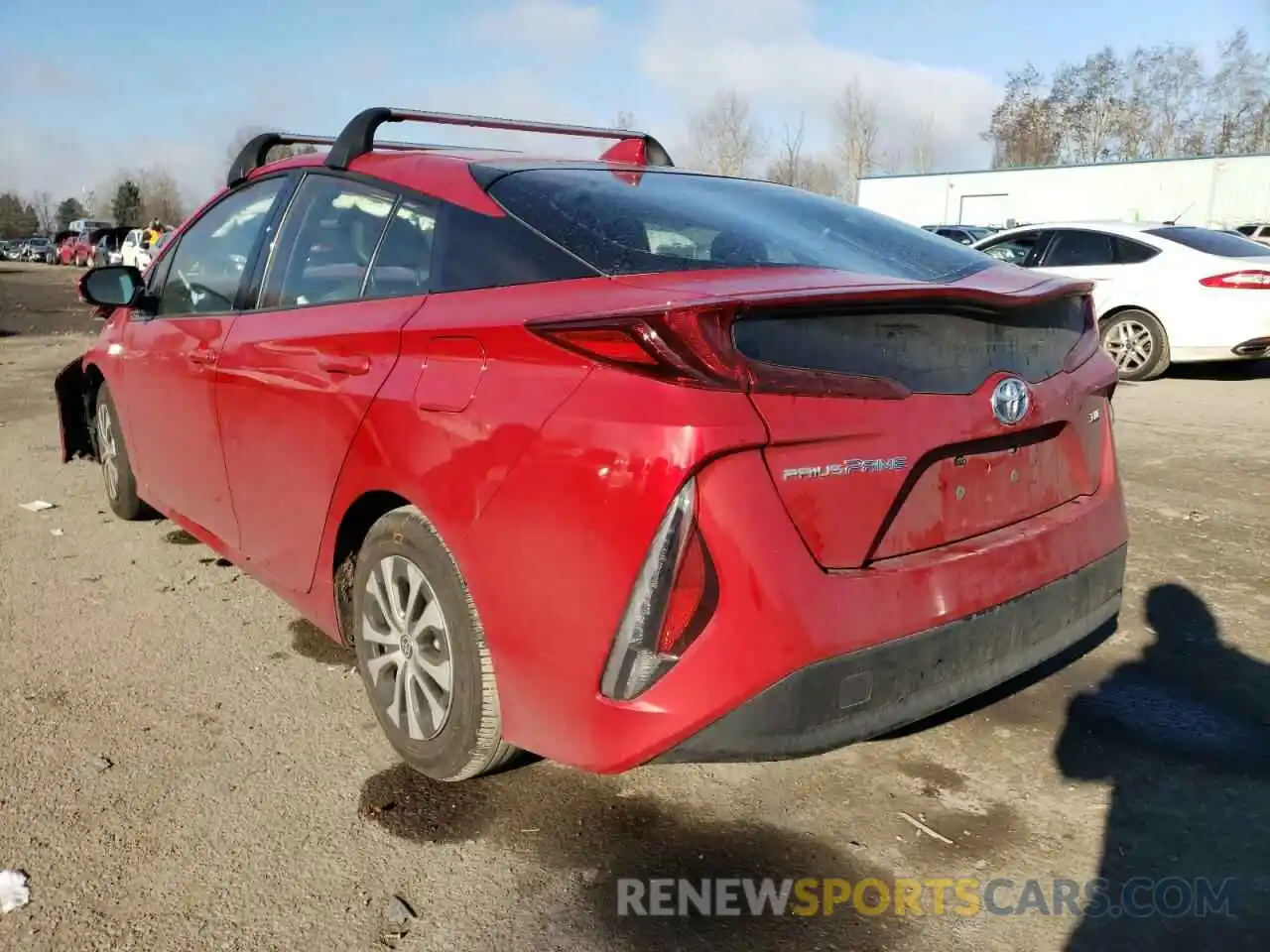 3 Photograph of a damaged car JTDKARFP3L3129545 TOYOTA PRIUS 2020