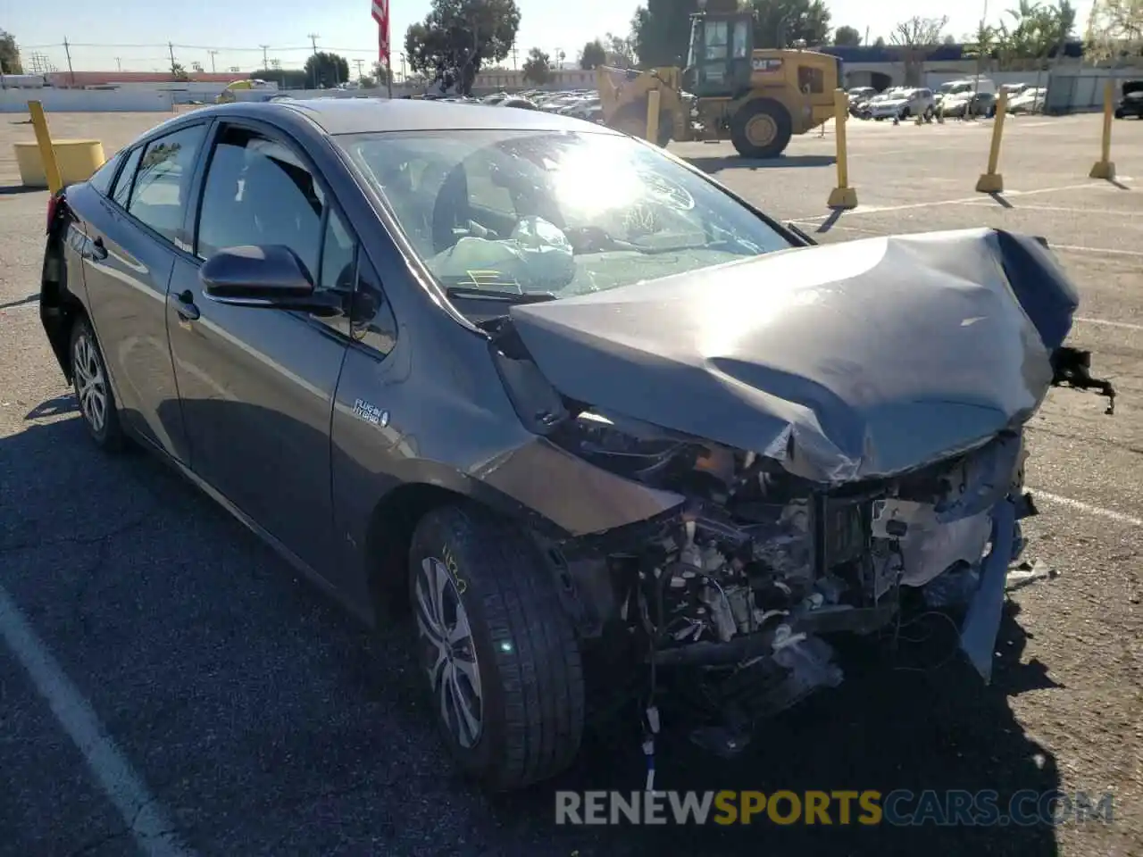 1 Photograph of a damaged car JTDKARFP3L3130517 TOYOTA PRIUS 2020