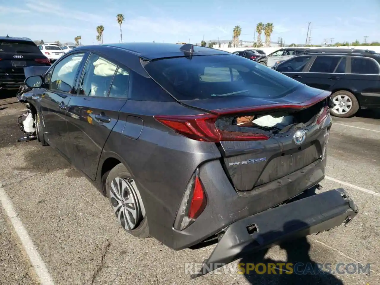 3 Photograph of a damaged car JTDKARFP3L3130517 TOYOTA PRIUS 2020