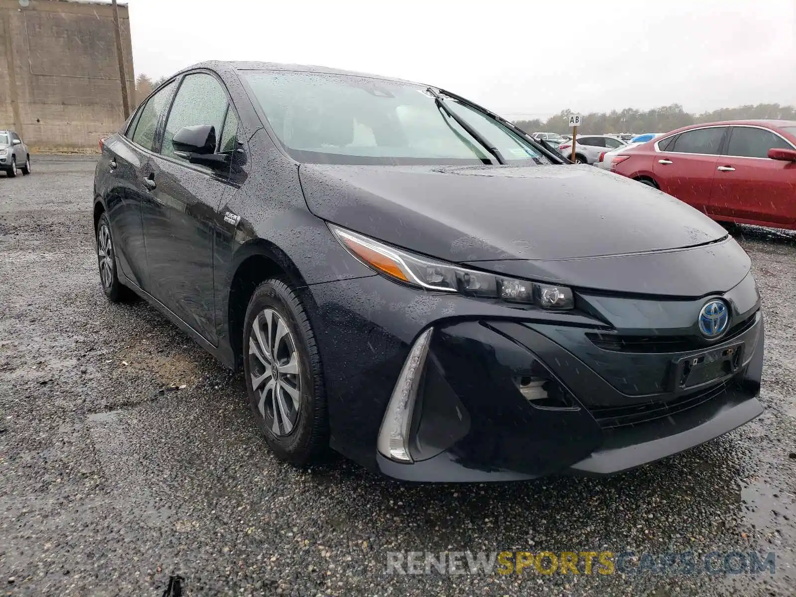 1 Photograph of a damaged car JTDKARFP3L3133059 TOYOTA PRIUS 2020