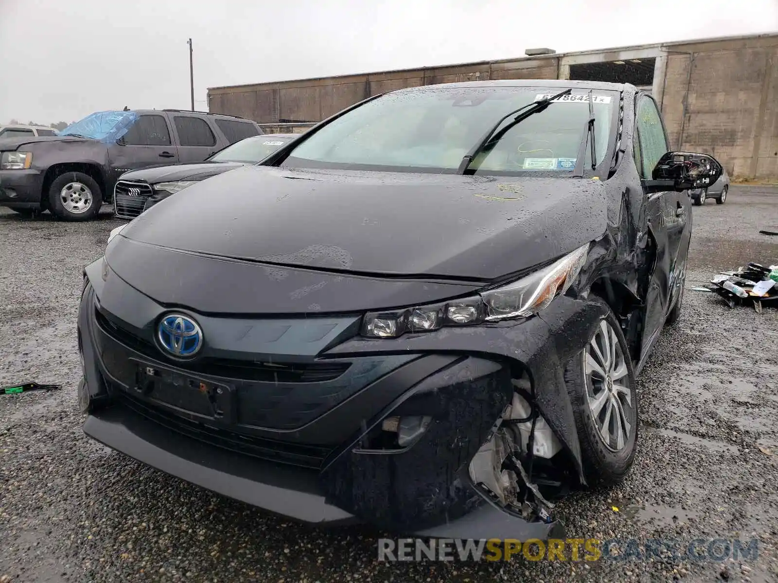 2 Photograph of a damaged car JTDKARFP3L3133059 TOYOTA PRIUS 2020