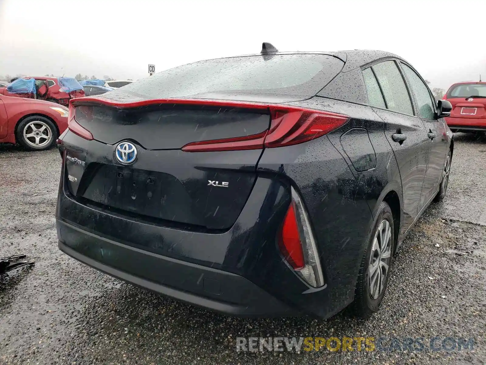 4 Photograph of a damaged car JTDKARFP3L3133059 TOYOTA PRIUS 2020