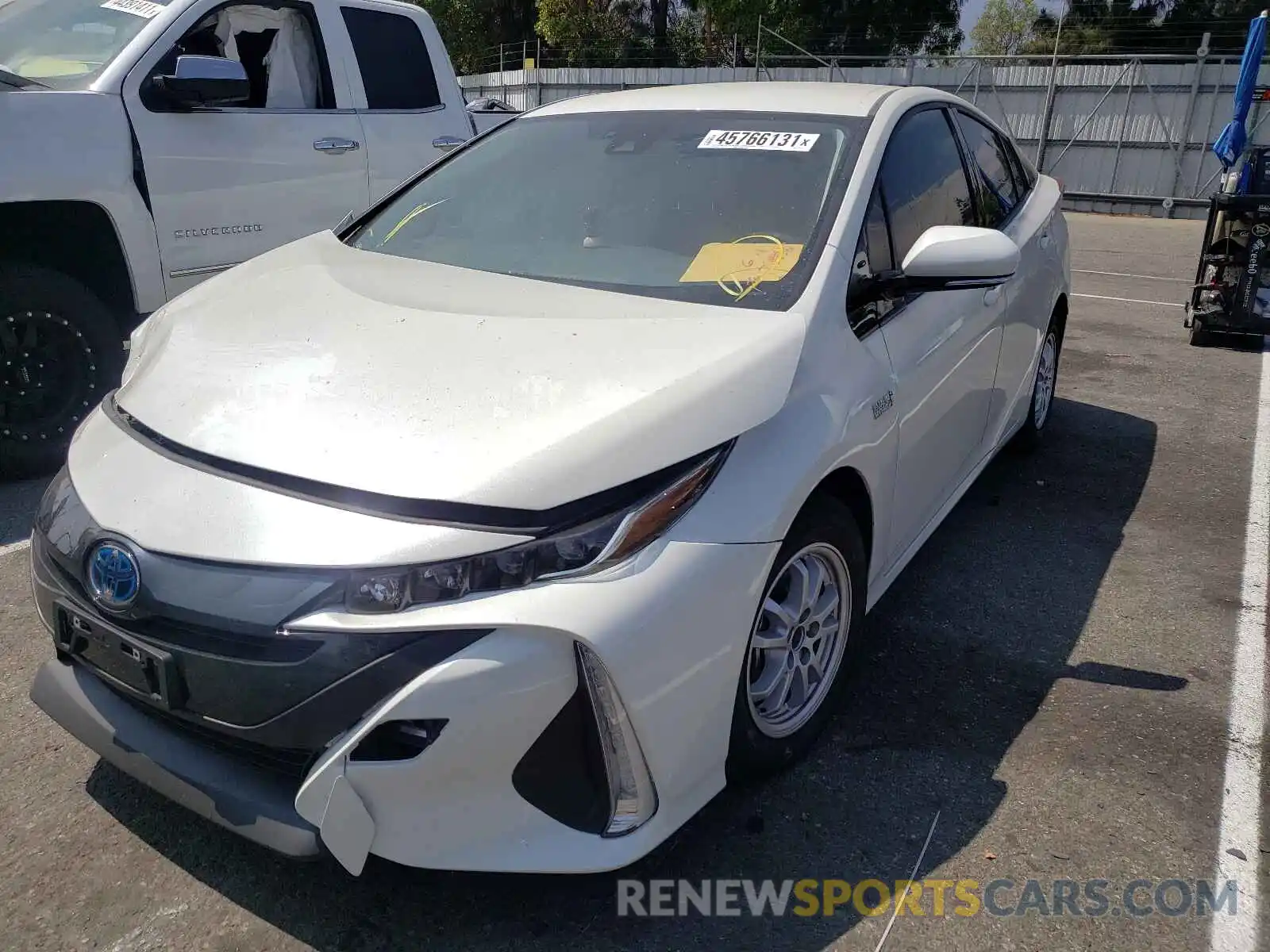 2 Photograph of a damaged car JTDKARFP3L3138021 TOYOTA PRIUS 2020