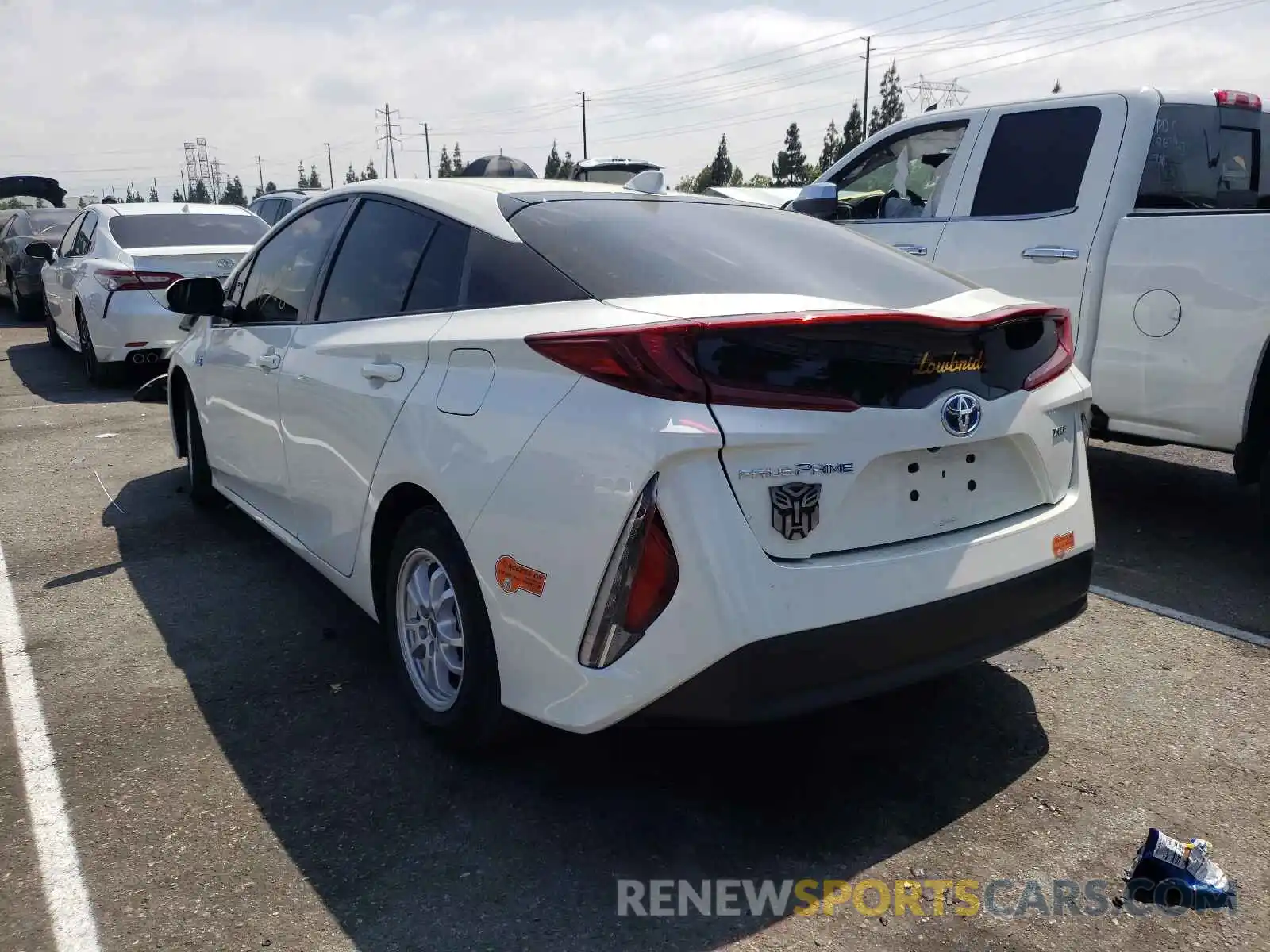 3 Photograph of a damaged car JTDKARFP3L3138021 TOYOTA PRIUS 2020