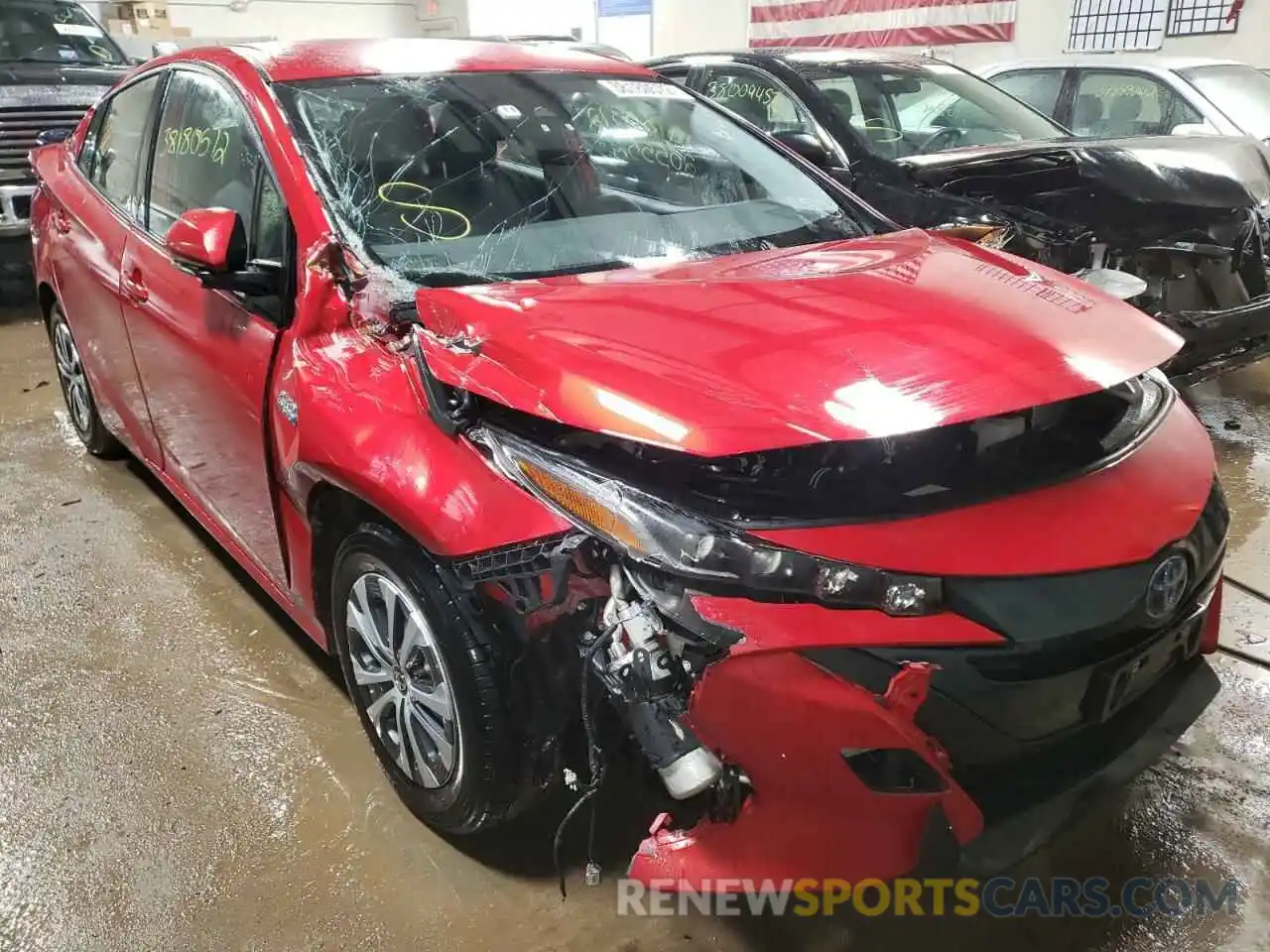 1 Photograph of a damaged car JTDKARFP3L3138164 TOYOTA PRIUS 2020