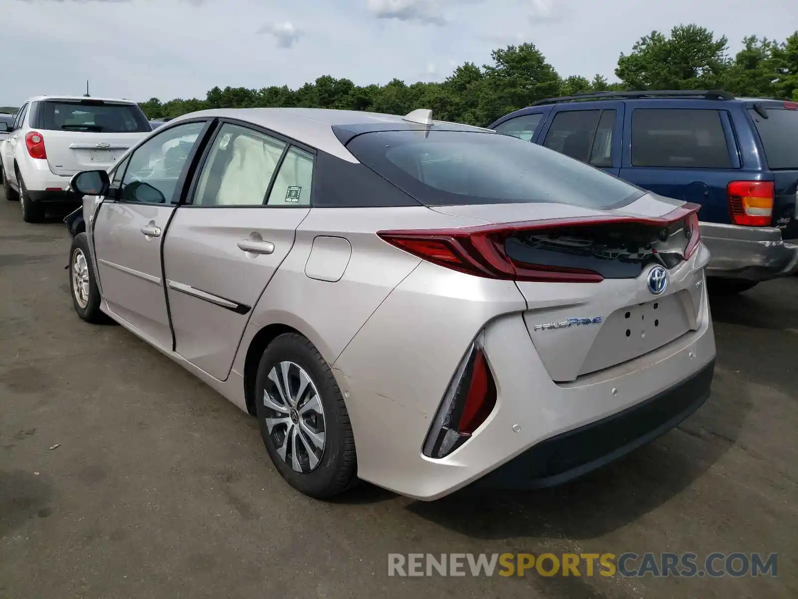 3 Photograph of a damaged car JTDKARFP3L3143039 TOYOTA PRIUS 2020