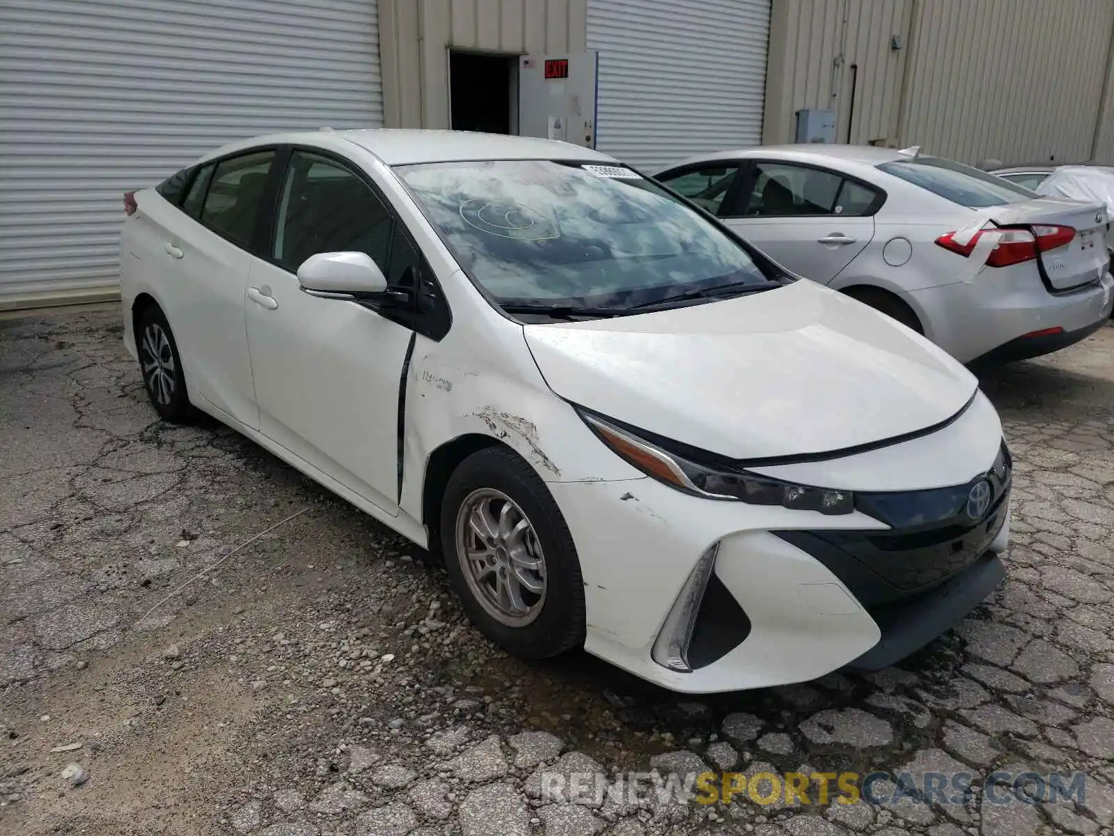 1 Photograph of a damaged car JTDKARFP3L3145566 TOYOTA PRIUS 2020