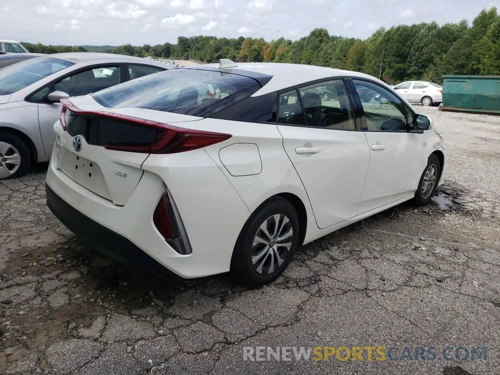 4 Photograph of a damaged car JTDKARFP3L3145566 TOYOTA PRIUS 2020