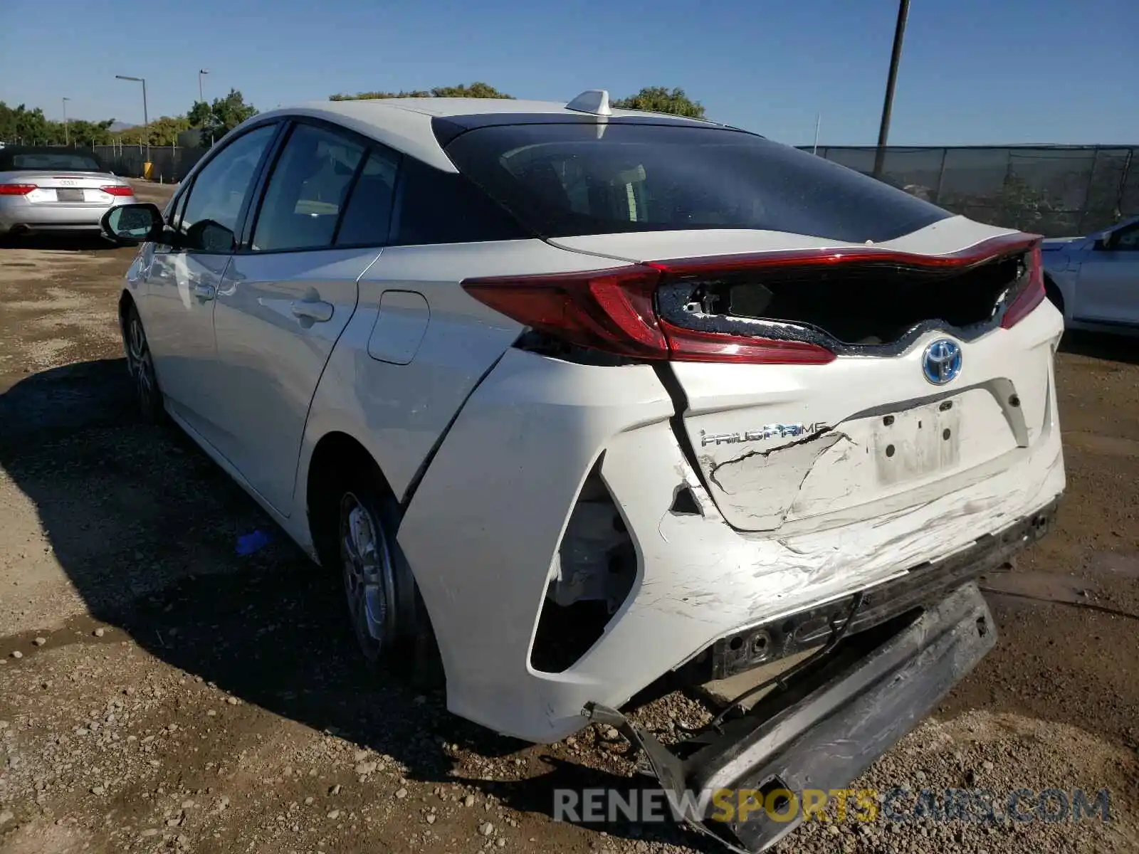 3 Photograph of a damaged car JTDKARFP3L3145969 TOYOTA PRIUS 2020