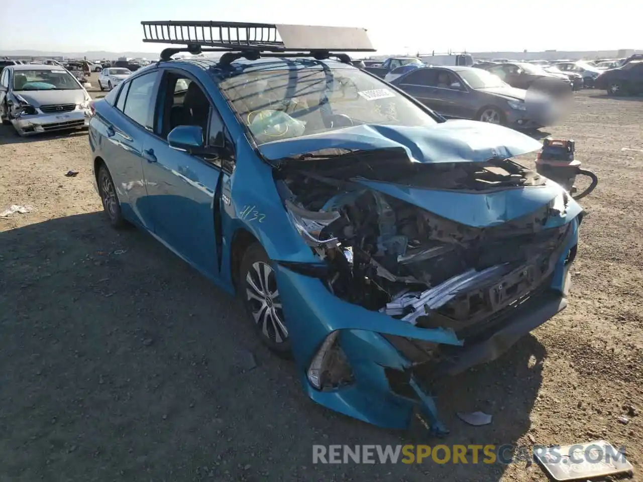 1 Photograph of a damaged car JTDKARFP3L3150489 TOYOTA PRIUS 2020