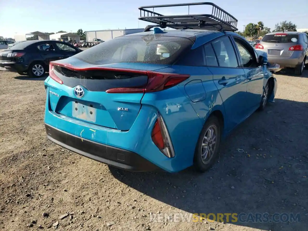 4 Photograph of a damaged car JTDKARFP3L3150489 TOYOTA PRIUS 2020