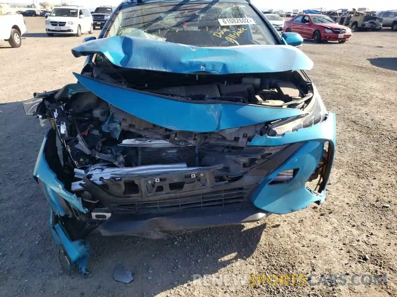 9 Photograph of a damaged car JTDKARFP3L3150489 TOYOTA PRIUS 2020