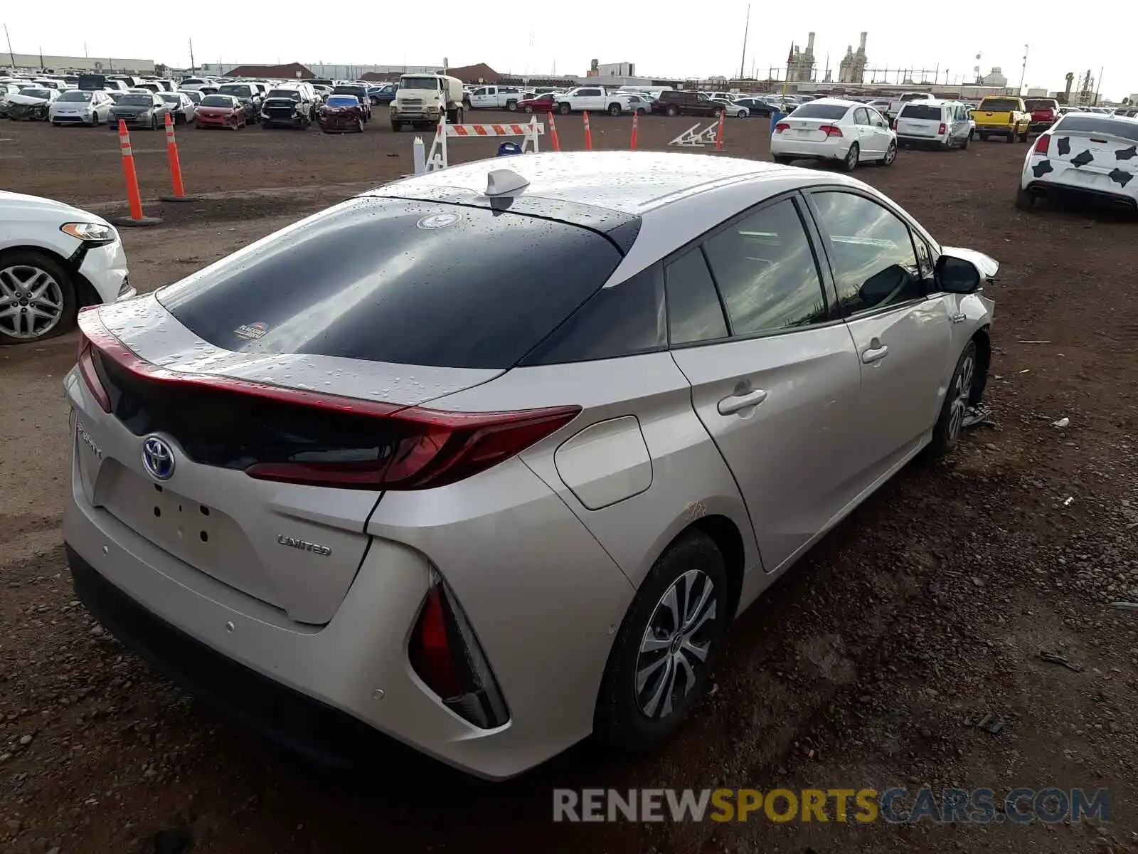 4 Photograph of a damaged car JTDKARFP3L3152372 TOYOTA PRIUS 2020